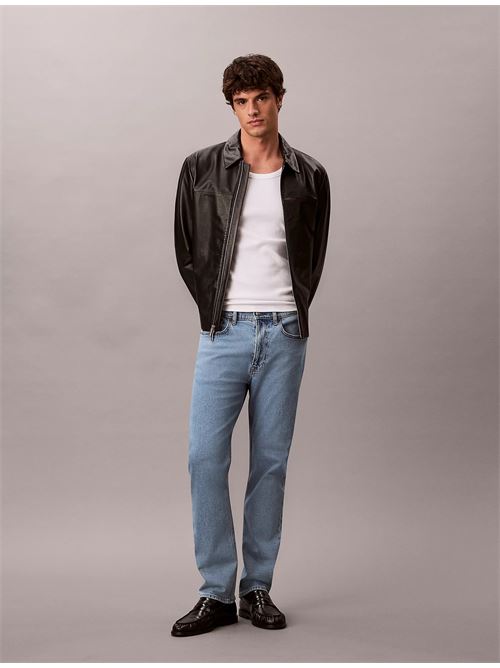 2x2 rib badge tank top CALVIN KLEIN JEANS | LV04RF272GYAF